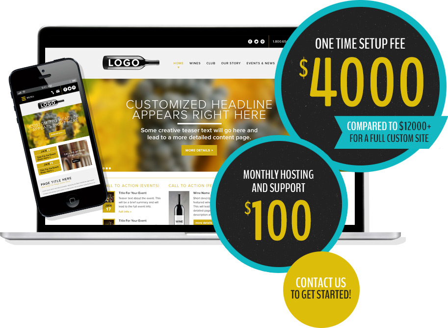 Clever Winery Websites Pricing